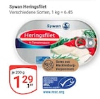 Heringsfilet im Angebot bei GLOBUS in Rostock Heringsfilet Angebote von Sywan bei GLOBUS Rostock für 1,29 €