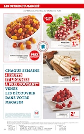 Fruits Et Légumes Angebote im Prospekt "Super U" von Super U Fruits Et Légumes Angebote im Prospekt "Super U" von Super U auf Seite 28