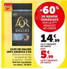 Promo Cafe en grains 100% arabica à 5,99 € dans le catalogue U Express à Monceaux-sur-Dordogne