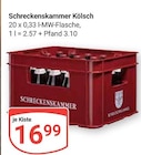 Kölsch im Angebot bei GLOBUS in Pulheim Kölsch Angebote von Schreckenskammer bei GLOBUS Pulheim für 16,99 €