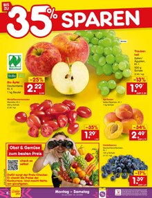 Gemüse im Netto Marken-Discount Prospekt "Aktuelle Angebote" mit 70 Seiten (Pforzheim)