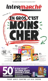Prospectus Supermarchés Intermarché Super en cours à Rieux et alentours, "EN GROS, C'EST MOINS CHER", 36 pages, 03/11/2026 - 15/11/2026 Catalogue Supermarchés Intermarché Super en cours à Rieux et alentours, "EN GROS, C'EST MOINS CHER", 36 pages, 03/11/2026 - 15/11/2026