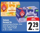 Harmonie Tee Angebote von Teekanne bei E center Schwabach für 2,29 €