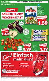 Gemüse im Kaufland Prospekt "EXTRA-ANGEBOTE" mit 8 Seiten (Duisburg)