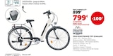 Velo électrique TVT E-Balade - Hyper U à Sète Velo électrique TVT E-Balade en promo chez Hyper U Sète à 799,00 €