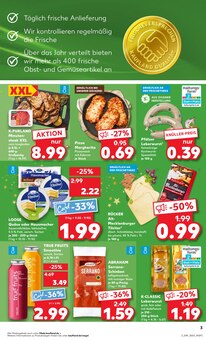 Steak im aktuellen Kaufland Prospekt (Jena) Steak im Kaufland Prospekt "KNĂśLLER" mit 74 Seiten (Jena)