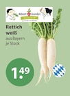 Rettich weiß im V-Markt Prospekt Rettich weiß von Albert & Gundel im aktuellen V-Markt Prospekt für 1,49 €