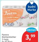 Küchentücher Limited-Edition von Favora im aktuellen budni Prospekt