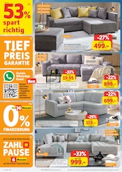 Wohnlandschaft Angebote im Prospekt "Kleine Preise zum Verlieben!" von Sconto SB auf Seite 2