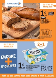 Prospectus E.Leclerc à Plessé, "TOUT CE QUI COMPTE POUR VOUS EXISTE À PRIX E.LECLERC", 21 pages, 17/03/2026 - 21/03/2026