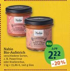 Bio-Aufstrich von Nabio im aktuellen tegut Prospekt für 2,22 €
