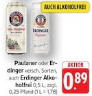 Paulaner oder Erdinger auch Erdinger Alkoholfrei im Angebot bei EDEKA in Pirmasens Paulaner oder Erdinger auch Erdinger Alkoholfrei Angebote bei EDEKA Pirmasens für 0,89 €