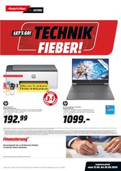 Aktueller MediaMarkt Saturn Prospekt mit PC, "LET'S GO TECHNIKFIEBER", Seite 1