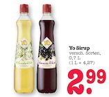 Holunderblüte Sirup Angebote von Yo bei E center Mainz für 2,99 €