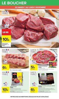 Promotion Saucisse de toulouse dans le prospectus Carrefour, valable du 03/11/2026 au 16/11/2026 Promo Saucisse de toulouse dans le catalogue Carrefour du moment à la page 29