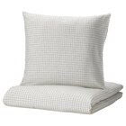 Bettwäsche-Set, 3-teilig weiß schwarz/Karo 240x220/80x80 cm Angebot in Eisenhüttenstadt Bettwäsche-Set, 3-teilig weiß schwarz/Karo 240x220/80x80 cm im aktuellen Prospekt bei IKEA in Eisenhüttenstadt