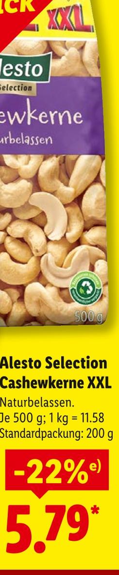 Selection Cashewkerne XXL