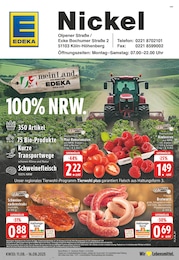 EDEKA Prospekt für Köln: "Aktuelle Angebote", 24 Seiten, 11.08.2025 - 16.08.2025