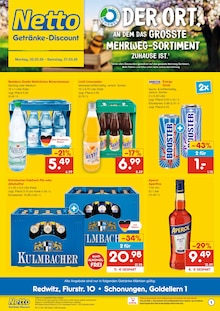 Aktueller Netto Marken-Discount Prospekt (Weismain, 6 Seiten zum blättern Netto Marken-Discount Prospekt DER ORT, AN DEM DU IMMER AUSGEZEICHNETE PREISE FINDEST. mit 6 Seiten