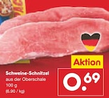 Schweine-Schnitzel bei Netto Marken-Discount im Prospekt "" für 0,69 €