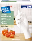 Einmal-Handschuhe Nitril oder Latex Größen M – L, Angebote von Flink & Sauber bei Rossmann Homburg für 4,49 €