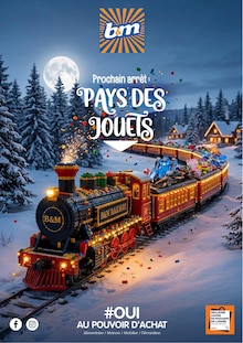 Catalogue B&M de la semaine "Prochain arrêt : PAYS DES JOUETS" avec 1 page, valide du 28/10/2026 au 10/11/2026 pour Givors et alentours Prospectus B&M de la semaine "Prochain arrêt : PAYS DES JOUETS" avec 1 page, valide du 28/10/2026 au 10/11/2026 pour Givors et alentours