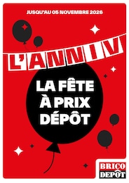 Prospectus Brico Dépôt à Douai "L'ANNIV", 1 page, 15/10/2026 - 05/11/2026