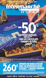 Prospectus Intermarché Hyper à Saint-Barthélémy-de-Bellegarde, "-50% DE REMISE IMMÉDIATE SUR LE 2ÈME* SUR LES CHOCOLATS CHAMPS-ÉLYSÉES LINDT", 64 pages, 25/11/2025 - 07/12/2025
