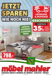 Möbel Mahler Siebenlehn Möbel & Einrichtung Prospekt der aktuellen Woche mit 16 Seiten, gültig von 04.02.2026 bis 03.03.2026, in Hoyerswerda und Umgebung Aktueller Möbel Mahler Siebenlehn Möbel & Einrichtung Prospekt in Hoyerswerda und Umgebung, "JETZT SPAREN WIE NOCH NIE!" mit 16 Seiten, 04.02.2026 - 03.03.2026