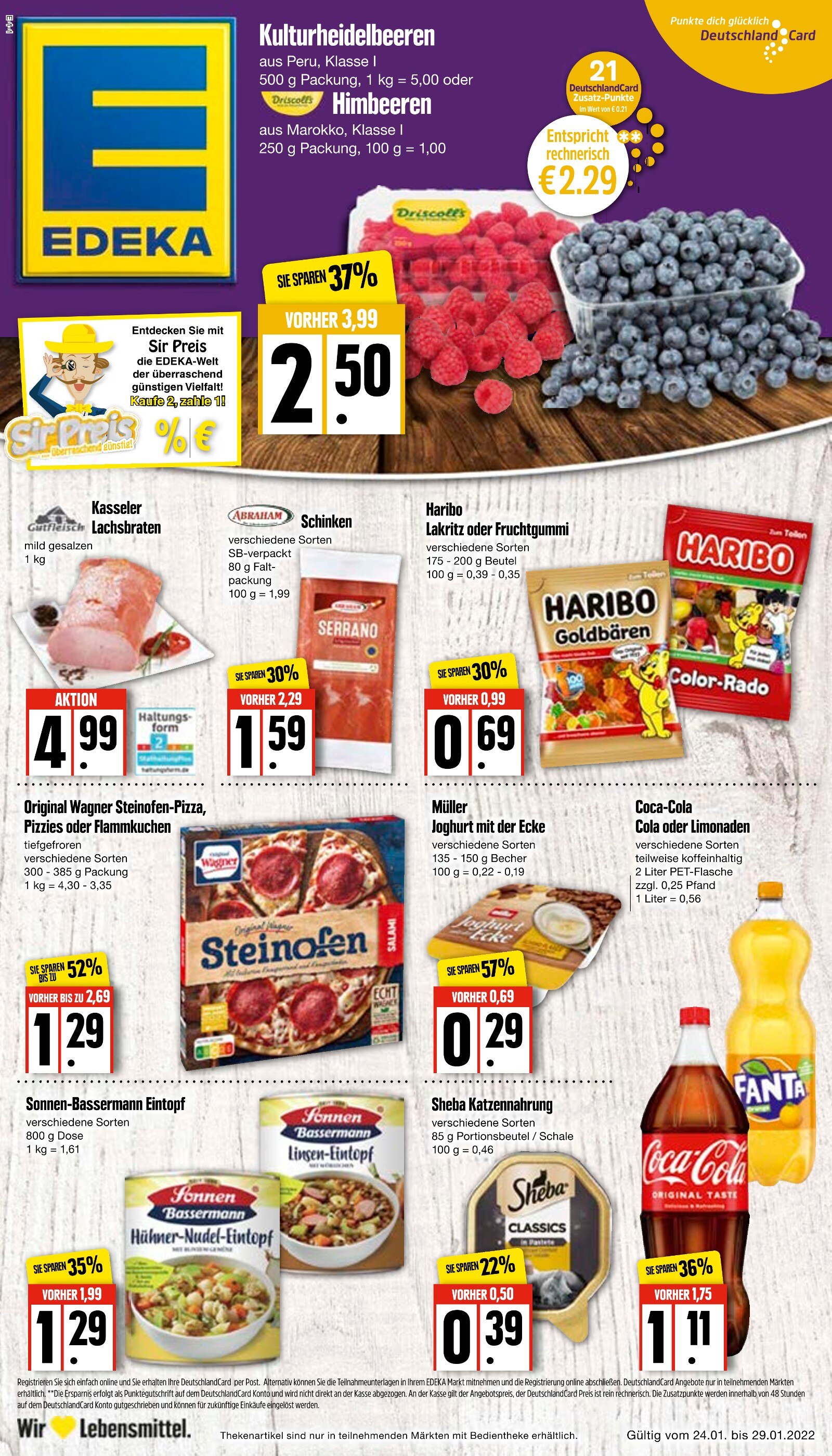 EDEKA Frischemarkt Prospekt für Wittorf mit 20 Seiten EDEKA Frischemarkt Prospekt für Wittorf: "Top Angebote", 20 Seiten, 24.01.2022 - 29.01.2022