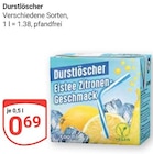 Aktuelle Zitronen Angebote bei GLOBUS in Duisburg Aktuelles Durstlöscher Eistee Zitronen-Geschmack Angebot bei GLOBUS in Duisburg ab 0,69 €