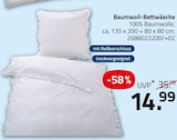 Baumwoll-Bettwäsche von  im aktuellen ROLLER Prospekt für 14,99 €
