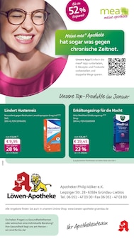 mea - meine apotheke Prospekt Unsere Januar-Angebote mit 4 Seiten
