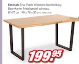 Esstisch für 199,95 € bei Möbel AS im Angebot Esstisch im aktuellen Möbel AS Prospekt