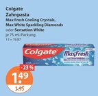 Kuehl Gefrierkombi im V-Markt Prospekt Max Fresh Cooling Crystals von Colgate im aktuellen V-Markt Prospekt für 1,49 €