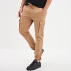 Pantalon cargo slim stretch taupe homme dans le catalogue La Halle