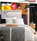 Parure housse de couette et taie d'oreiller - DOMEDIA - Intermarché Super à Saintes Parure housse de couette et taie d'oreiller - DOMEDIA en promo chez Intermarché Super Saintes à 8,94 €