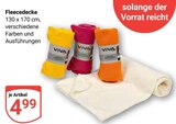 Fleecedecke Gelb bei GLOBUS im Gensingen Prospekt für 4,99 €