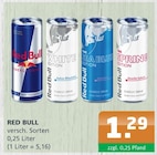 Energy Drink im Angebot bei Getränke A-Z in Eberswalde Energy Drink Angebote von Red Bull bei Getränke A-Z Eberswalde für 1,29 €
