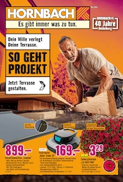 Baumarkt Prospekt von Hornbach Weinheim Hornbach Prospekt: "Dein Wille verlegt Deine Terrasse.", 31 Seiten, 07.05.2025 - 04.06.2025