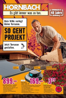 Hornbach Prospekt Dein Wille verlegt Deine Terrasse. mit  Seiten in Dossenheim und Umgebung