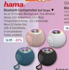 Bluetooth Lautsprecher Ball Shape im V-Markt Prospekt Bluetooth Lautsprecher Ball Shape von hama im aktuellen V-Markt Prospekt für 12,99 €