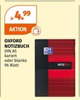 NOTIZBUCH von OXFORD im aktuellen Müller Prospekt