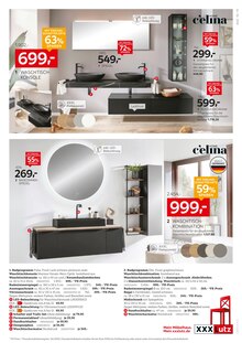 Badmöbel im XXXLutz Möbelhäuser Prospekt "Wohnideen, so individuell wie du!" mit 22 Seiten (Duisburg)