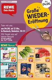 REWE Prospekt für Rostock mit 34 Seiten REWE Prospekt für Rostock: "Dein Markt", 34 Seiten, 02.06.2025 - 07.06.2025