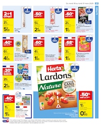 Offre Jambon sec dans le catalogue Carrefour du moment à la page 39