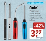 Feuerzeug Angebote von Nola bei ALDI SÜD Fellbach für 3,99 €