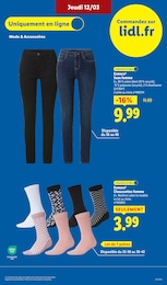 Offre Jean Femme dans le catalogue Lidl du moment à la page 47