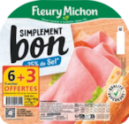 Jambon Simplement Bon - Fleury Michon en promo à 3,19 € chez Aldi Jambon Simplement Bon - Fleury Michon dans le catalogue Aldi