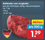 Saftbraten vom Jungbullen im Angebot bei Netto Marken-Discount in Regensburg Saftbraten vom Jungbullen Angebote bei Netto Marken-Discount Regensburg für 1,29 €